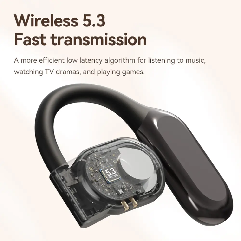 Two-Way Voice Translator Bluetooth-Compatible 5.4 Noise Cancelling Smart Voice Translator Translator Headset for Business Travel