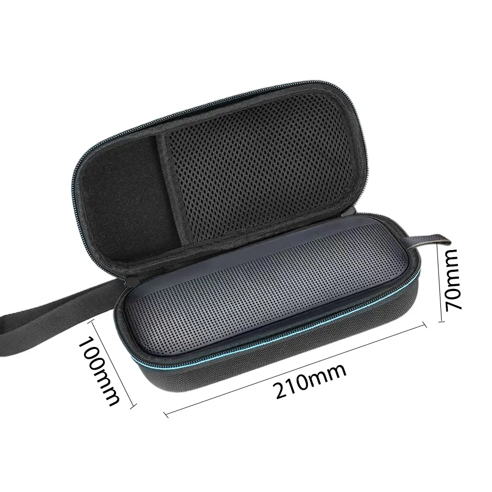 Cylindrical Speaker Bag Waterproof Bluetooth-Compatible Speaker Carrying Box EVA Shell Audio Portable Cases