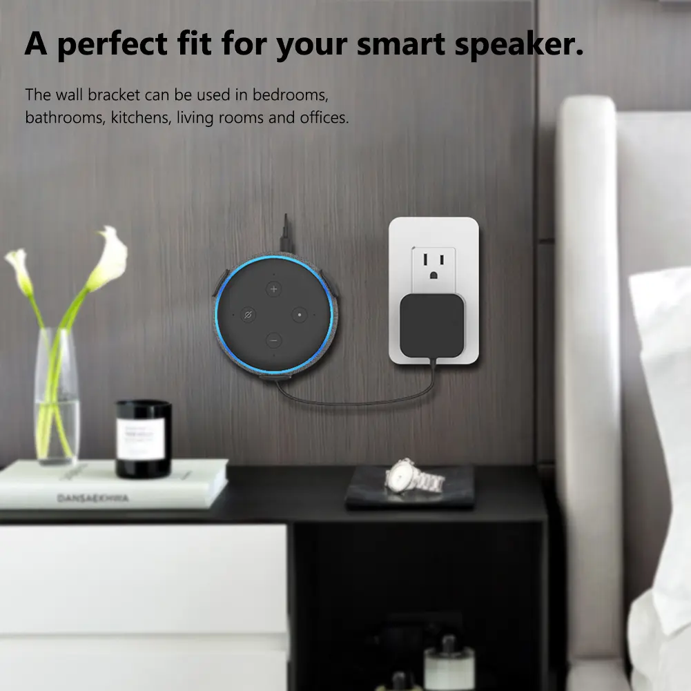 Speakers Wall Mount Bracket Sound Bar Wall Mount Bracket for  Echo Dot 3rd Generation Speaker Accessories