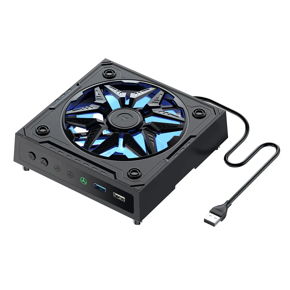 For Xbox Series X Console Low Noise Top Fan with RGB Light Top Cooler Dust Proof Cooling System 2 USB Port for Game Players