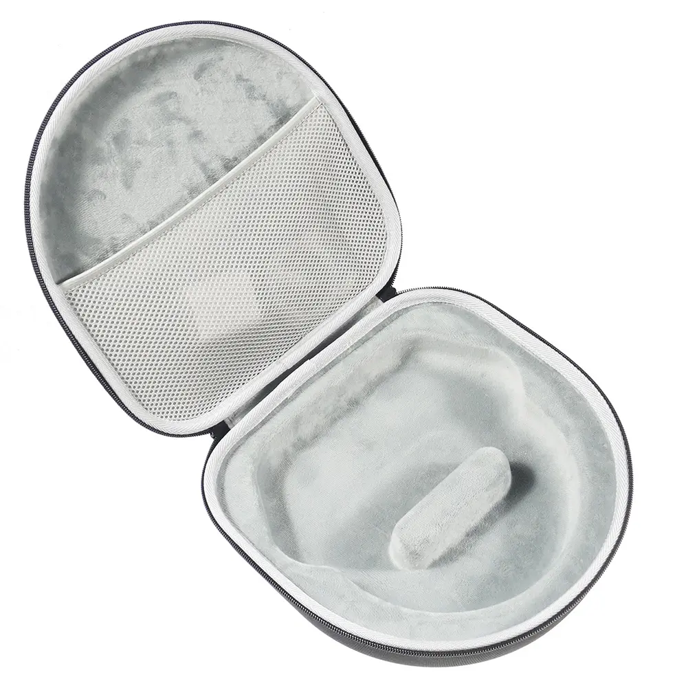 Hard Carrying Case with Mesh Pocket EVA Protective Case Shockproof Wireless Headset Protective Box for Apple AirPods Max Headset