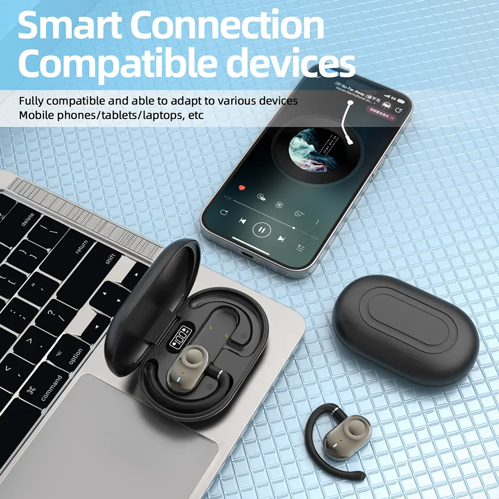 AI Language Translation Earbuds 144 Languages Translation Earbuds Real Time Bluetooth-Compatible 5.4 Two-Way Translator Device