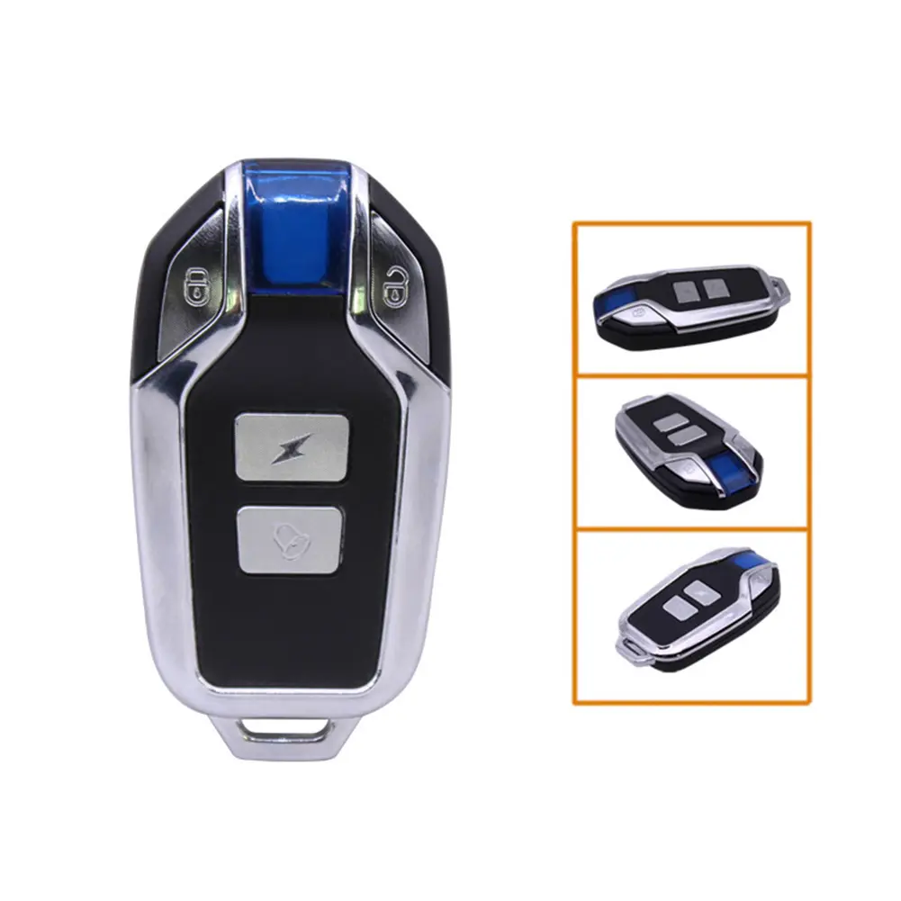 Waterproof Alarm Bicycle Lock 115dB Four-digit Password Combination Outdoor Anti Theft Lock Cycling Accessories