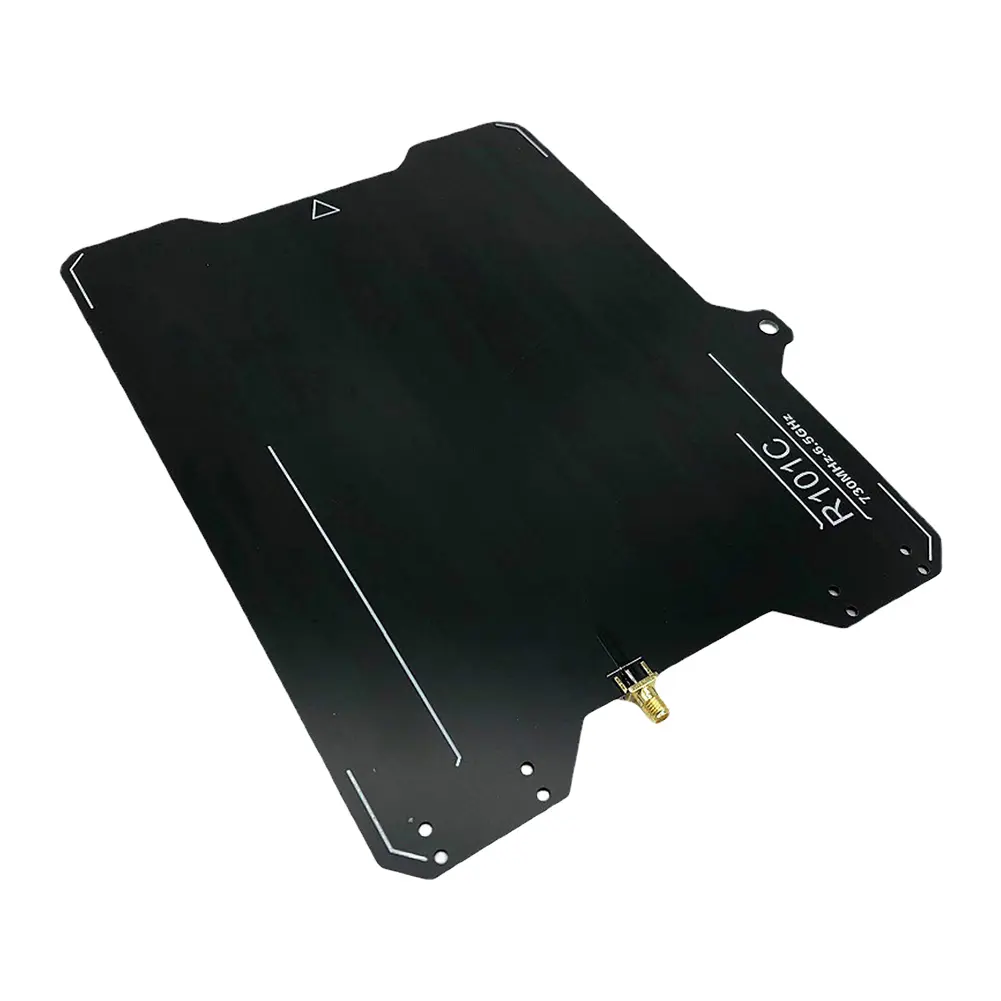 R101C Ads-b UWB Wideband Directional Antenna 730MHz-6.5GHz Broadband Antenna 7dBi 23x22.5cm for Radio Signal Transmit Receive