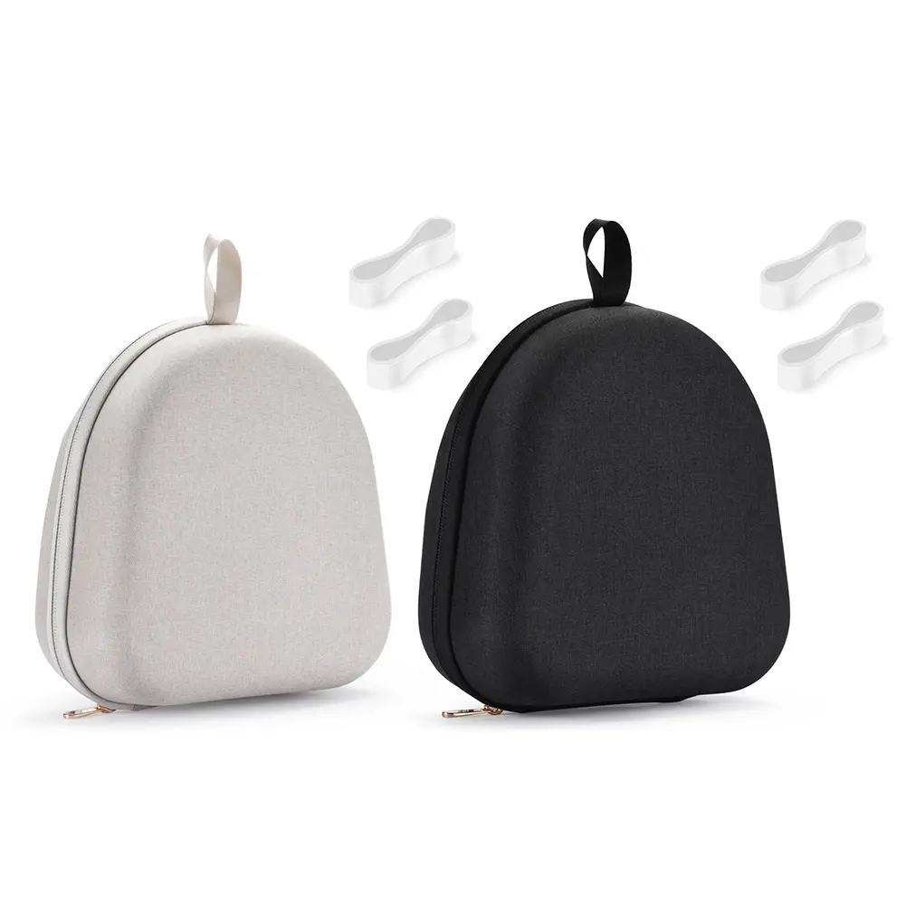 Headphone Case Shockproof Travel Case W/ Magnetic Room for Cable Portable Storage Bag for Beats Studio Pro/Studio 3/Solo 3 2 Pro