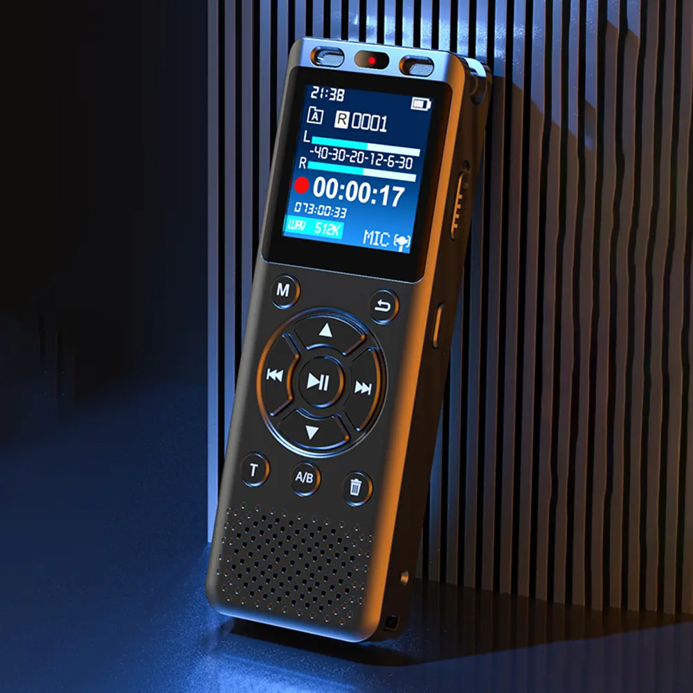 8GB/16GB Digital Voice Recorder Voice Activated Sound Recorder Noise Reduction Recording Device for Interviews/Meeting/Classes