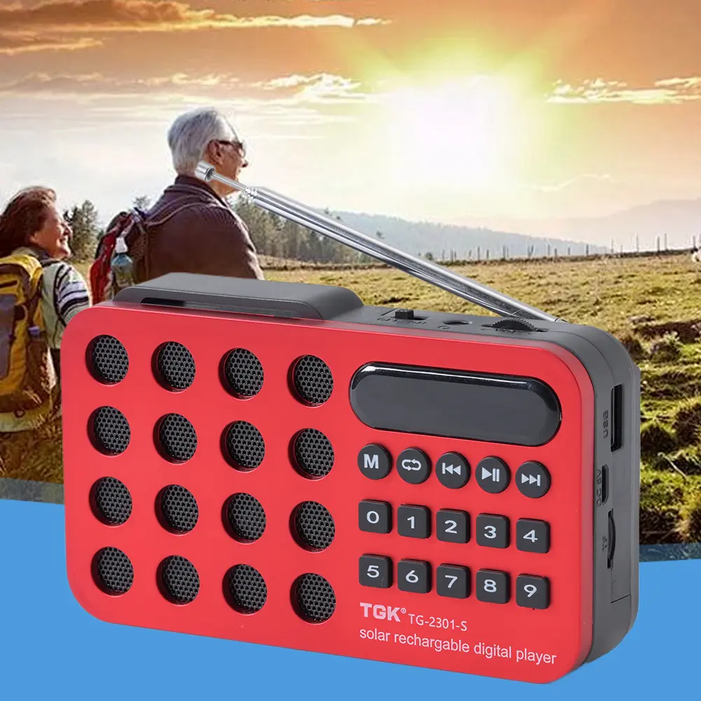 Mini Portable Pocket FM Radio Bluetooth-Compatible Support USB TF Card Play Wireless Speakers Digital Radio Speaker Music Player