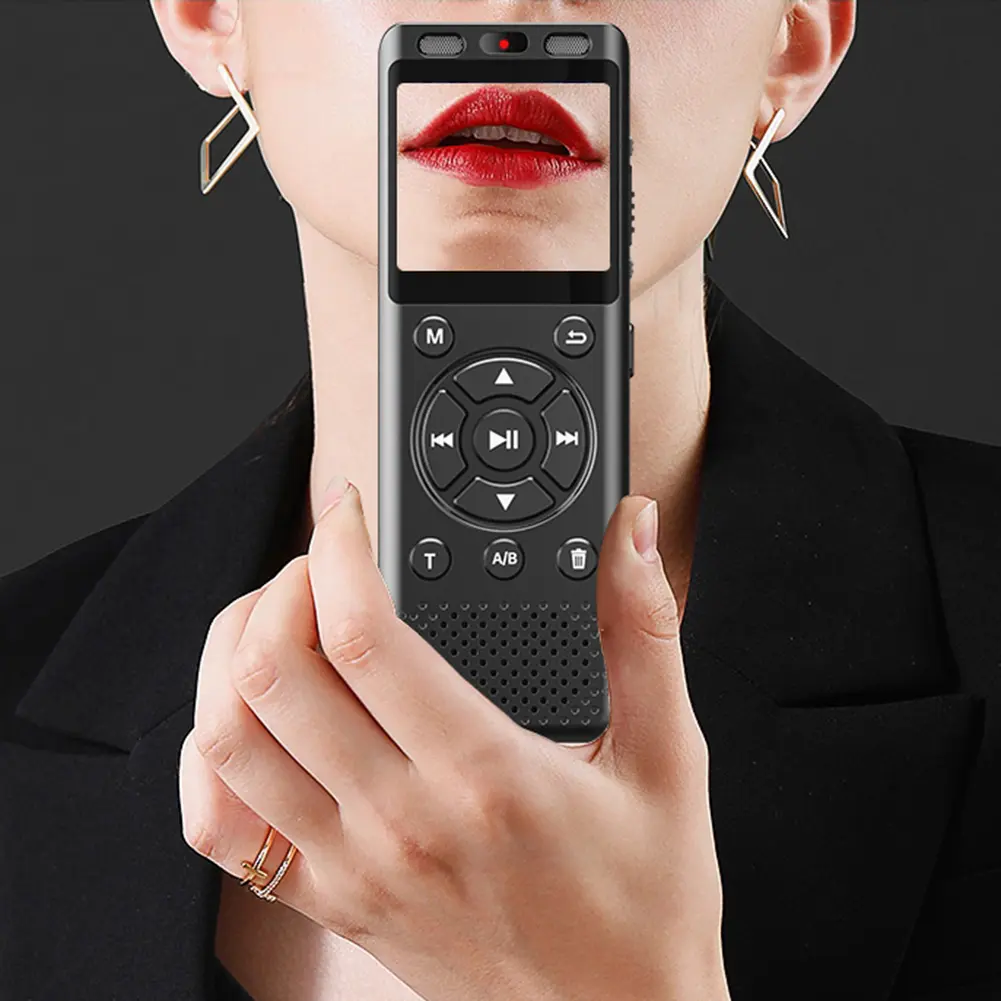 8GB/16GB Digital Voice Recorder Voice Activated Sound Recorder Noise Reduction Recording Device for Interviews/Meeting/Classes