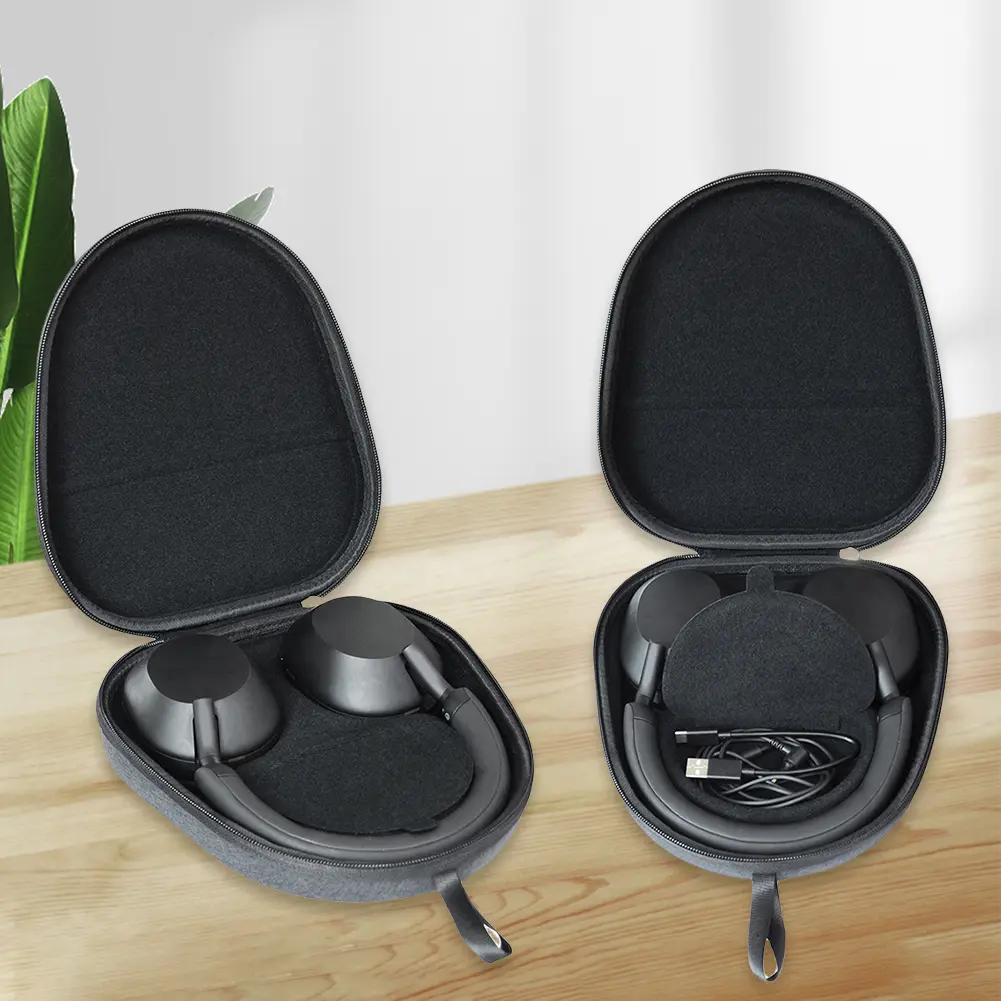 Hard Carrying Case Shockproof Portable Storage Box Bag EVA Anti-Scratch Hardshell Case Anti-Drop for Sony WH-1000XM5 Headphone