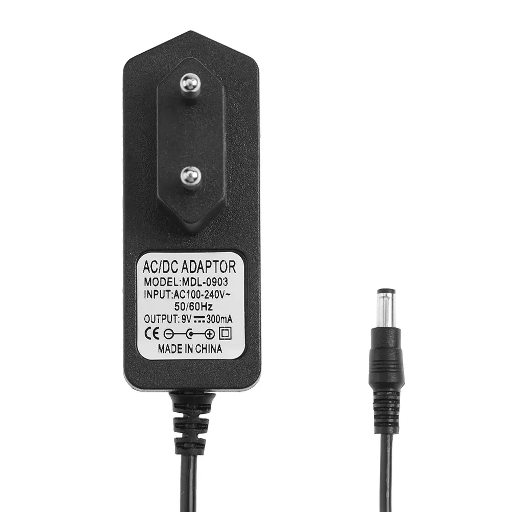 9V 300mA 100V-240V AC to DC Power Supply Adapter Converter 5.5*2.5-2.1mm