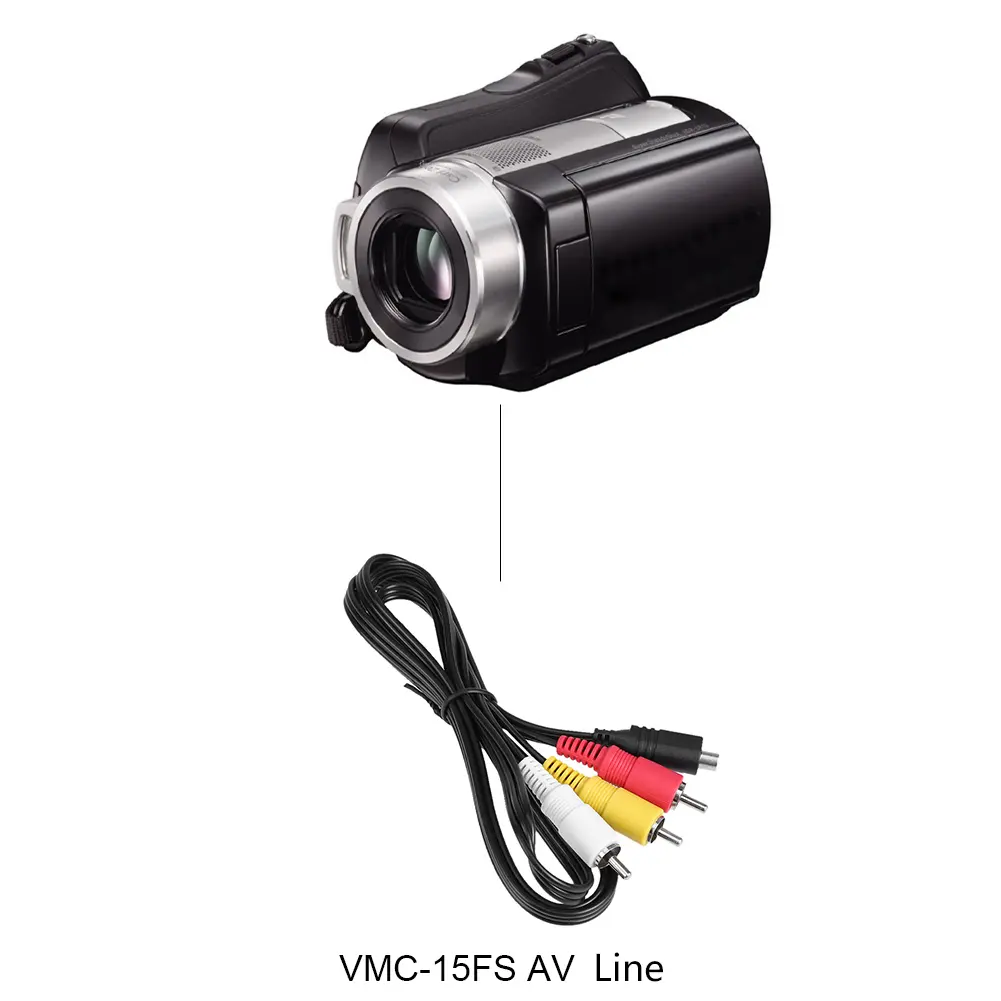 VMC-15FS RCA to 10Pin Port A/V Adapter Cable Data Transfer Cable Cord Usaeg for Sony Camera Consumer Electronics Supplies