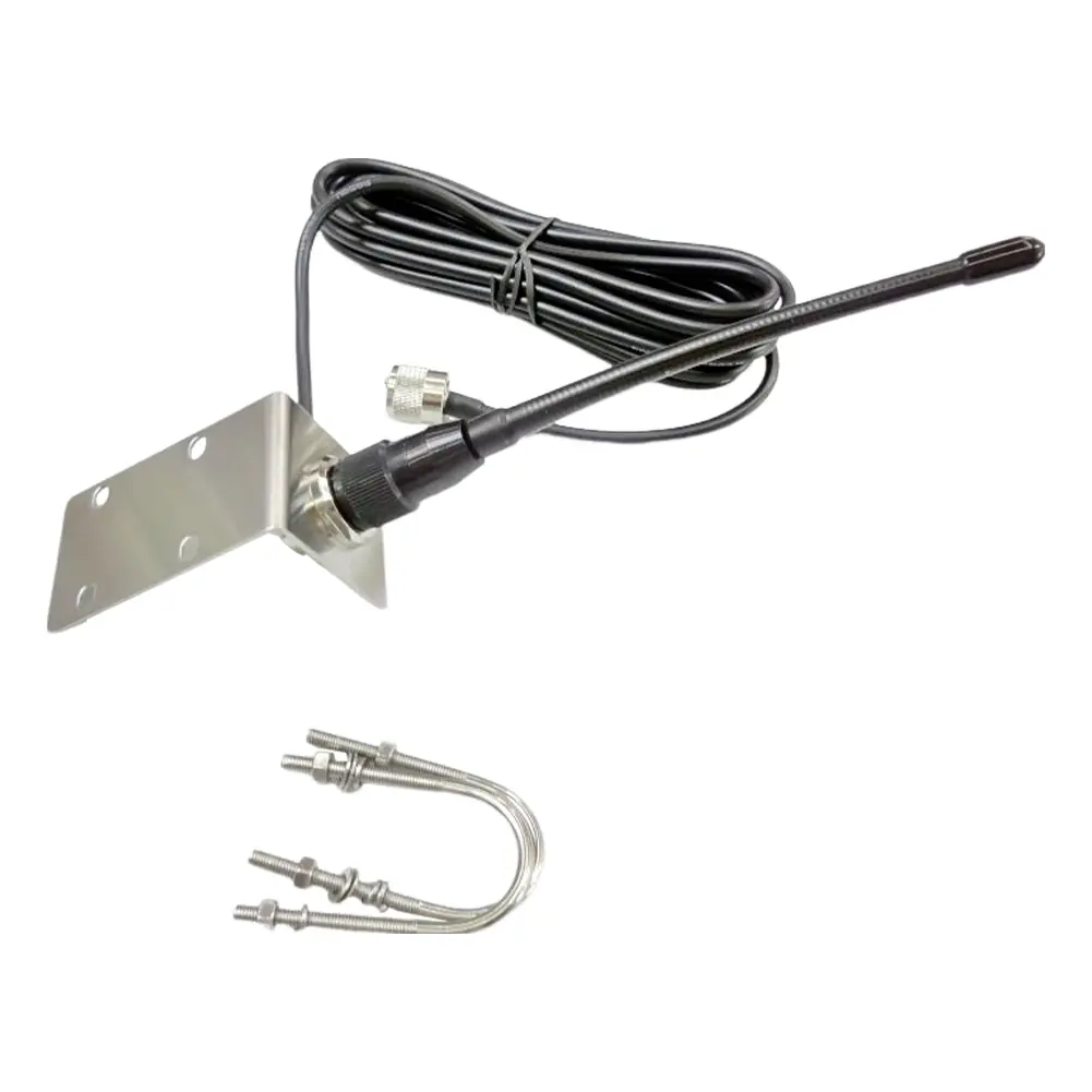 156-163Mhz Rubber Waterproof Mast Aerial Stubby Boat Antenna External Antenna for Boat Pontoon Sailboat Yacht Marine Radios