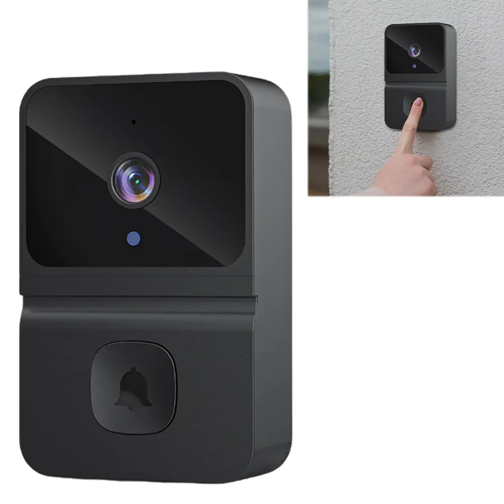 2.4G Wi-Fi Wireless Video Doorbell 2 Way Audio Intelligent Video Intercom Doorbell Infrared Night Vision for Home Surveillance