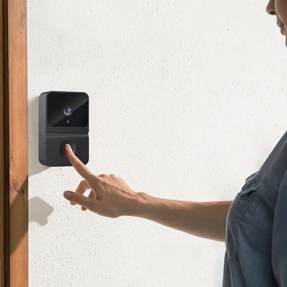 2.4G Wi-Fi Wireless Video Doorbell 2 Way Audio Intelligent Video Intercom Doorbell Infrared Night Vision for Home Surveillance