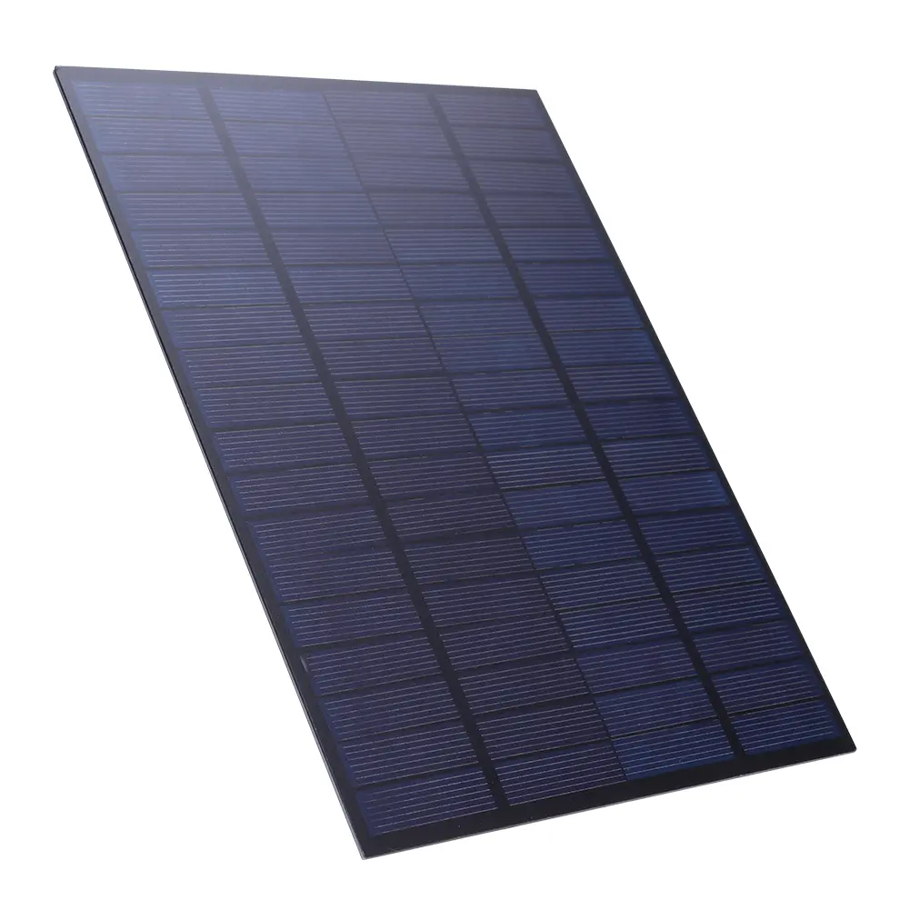 Polycrystalline Solar Panel Solar Charger 5W 18V Multi-functional Practical Convenient 5.7x6.5 inch for 12V Battery