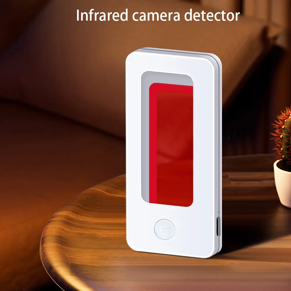 Infrared Light Cam Detector 4 Modes Portable RF Signal Scanner Bug Detector Car GPS Tracker Detector for Home Office Travel Car