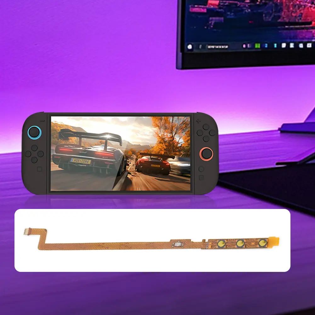 For NS2 Console Flexible Inside Copper Wire Rust Proof Volume Increase & Decrease Cable Wear Resist Repair Spare Accessories