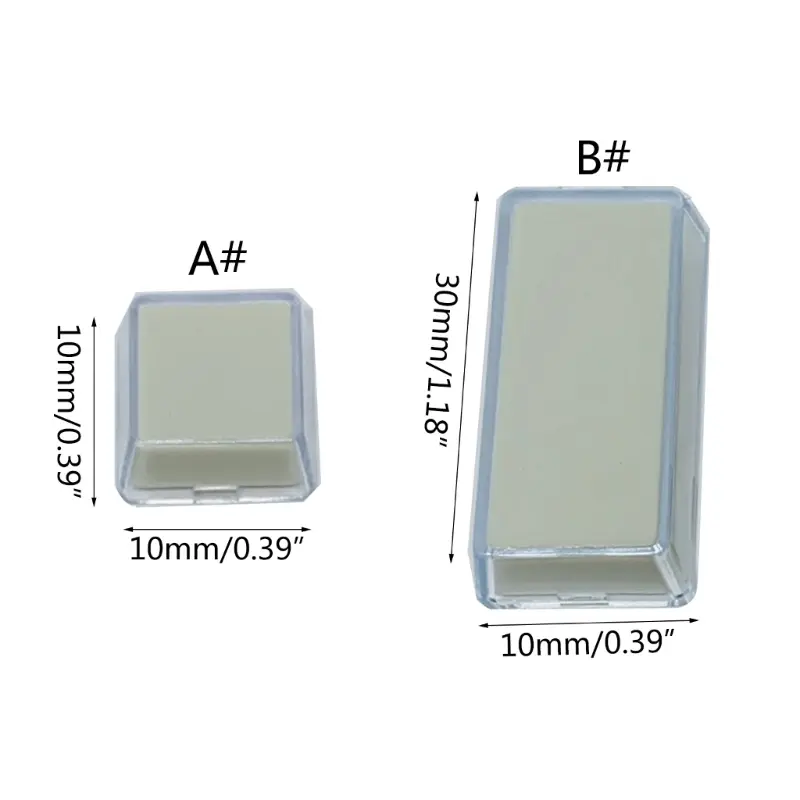 Mechanical Keyboard Keycaps 10Key ABS Transparent  Cap Double-layer 10mm 30mm