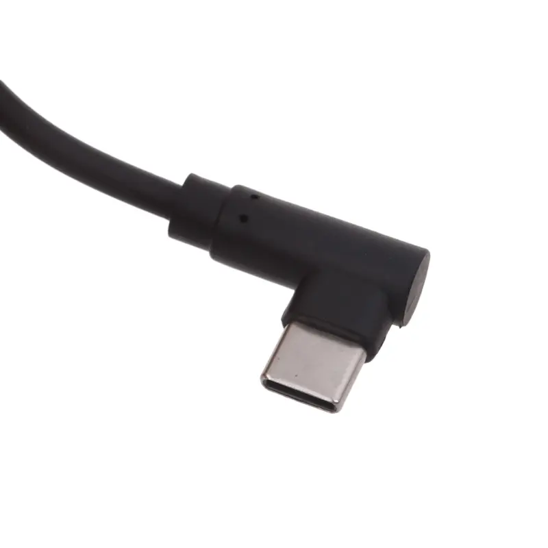 Fast Charging Type C to Type C Coiled Cable 90 Degree Designs Cable 20-50cm Durable for Smartphones & More