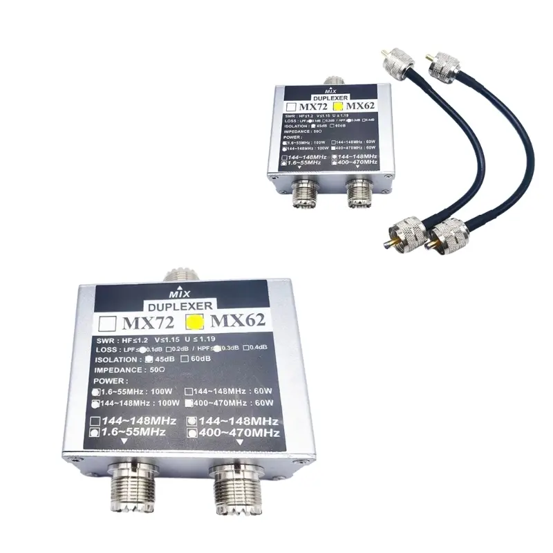 Compact Antenna Splitter Combine Signal for FT857D FT911 ATAS-120A Radio