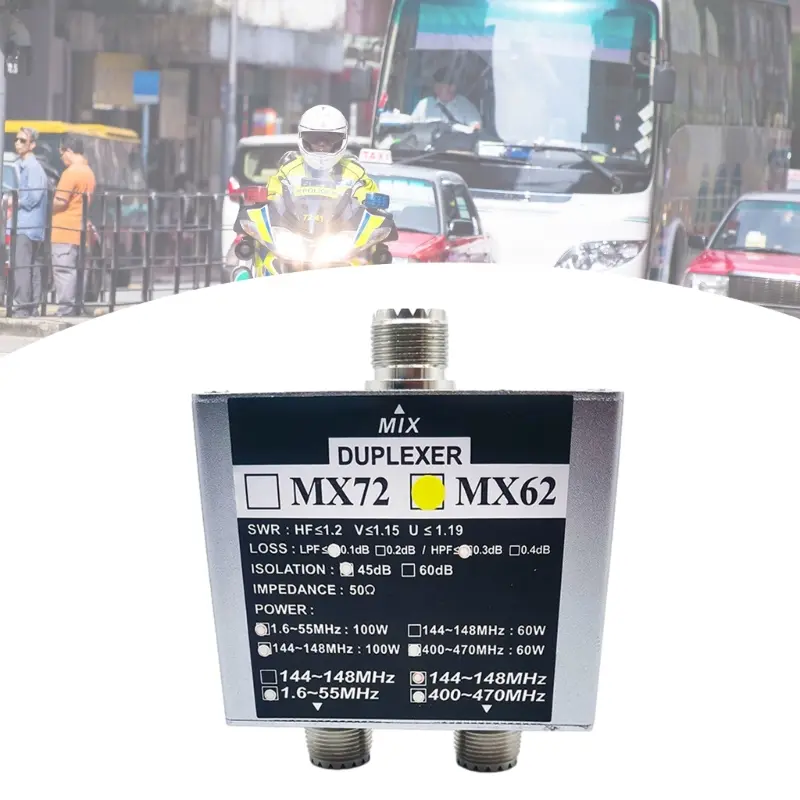 Compact Antenna Splitter Combine Signal for FT857D FT911 ATAS-120A Radio