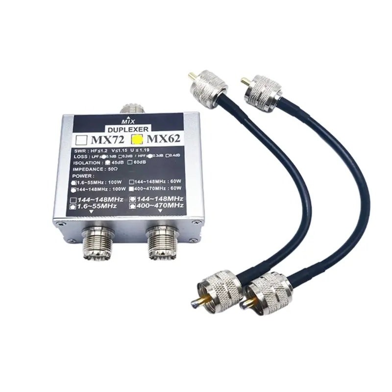 Compact Antenna Splitter Combine Signal for FT857D FT911 ATAS-120A Radio