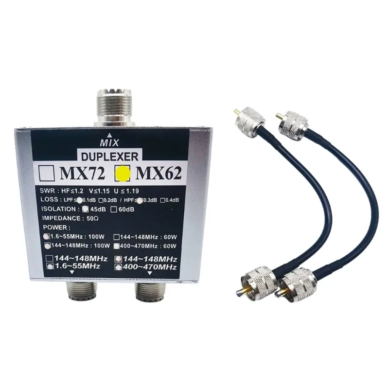 Compact Antenna Splitter Combine Signal for FT857D FT911 ATAS-120A Radio
