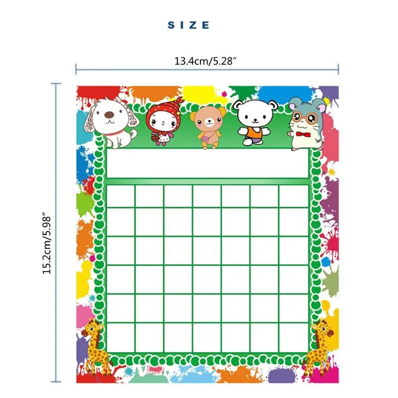 50 Pieces Cartoon Reward Boards Student Clasroom Incentive Chart for Teacher
