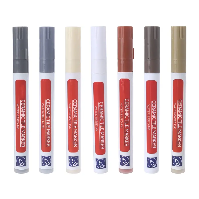 Tile Paint Marker Floor Paint Maker Grout Pen Tile Grout Colorant Long Lasting Ink Non-toxic for All Types of Tiles