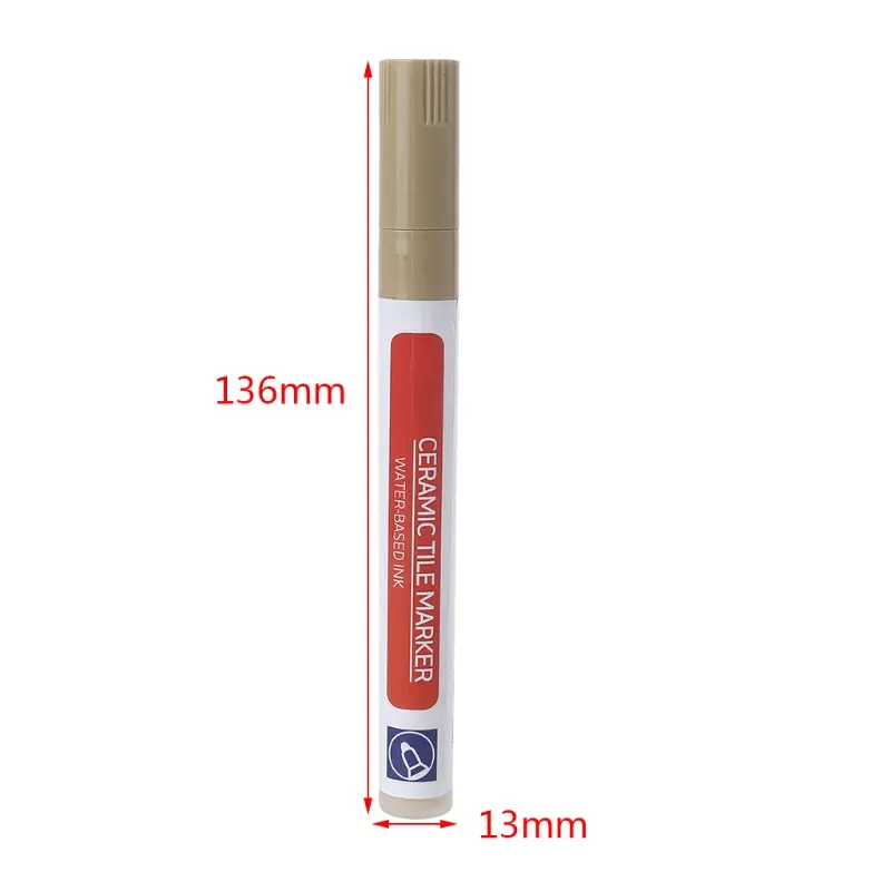 Tile Paint Marker Floor Paint Maker Grout Pen Tile Grout Colorant Long Lasting Ink Non-toxic for All Types of Tiles