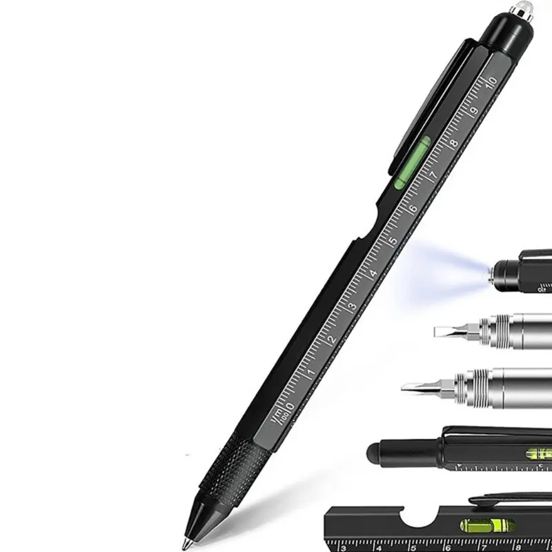 9 in 1 Multi Tool Pen Gadgets Multifunctional Writing Pen Christmas Gift for Men