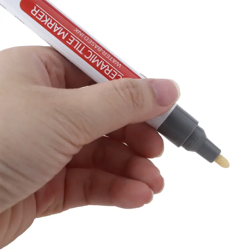 Tile Paint Marker Floor Paint Maker Grout Pen Tile Grout Colorant Long Lasting Ink Non-toxic for All Types of Tiles