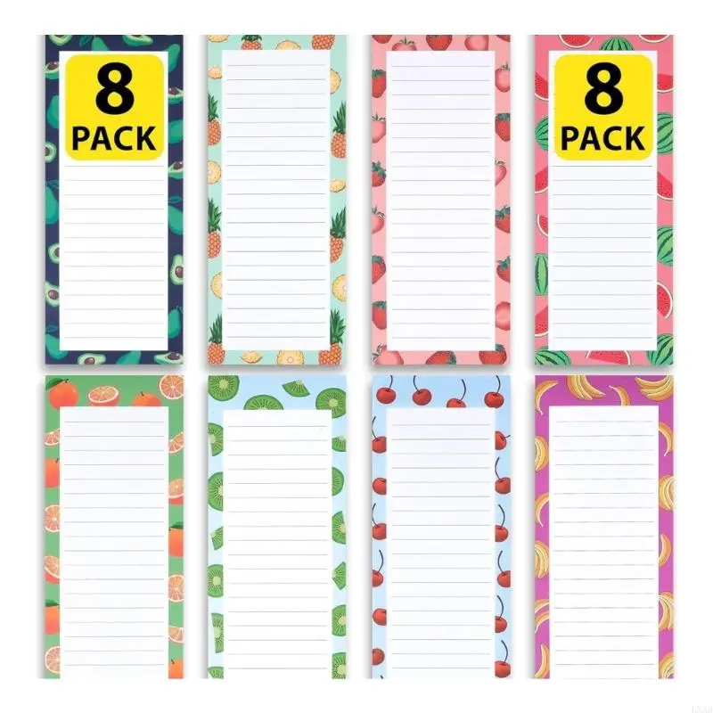 LXAA 4 Pcs Notepads for Refrigerator Memo Pads Writing Pad