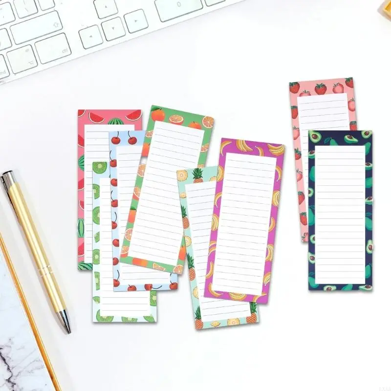 LXAA 4 Pcs Notepads for Refrigerator Memo Pads Writing Pad
