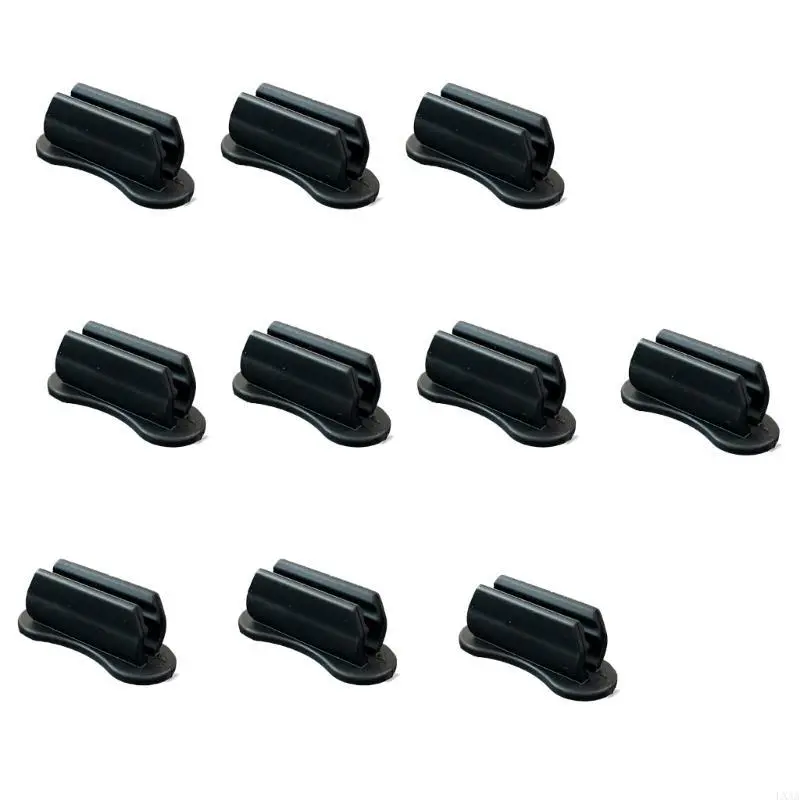 LXAA 10Pcs Adhesive Pen Clip Holder Silicone Pencil Holder Fit Pen Diameter 5mm-18mm