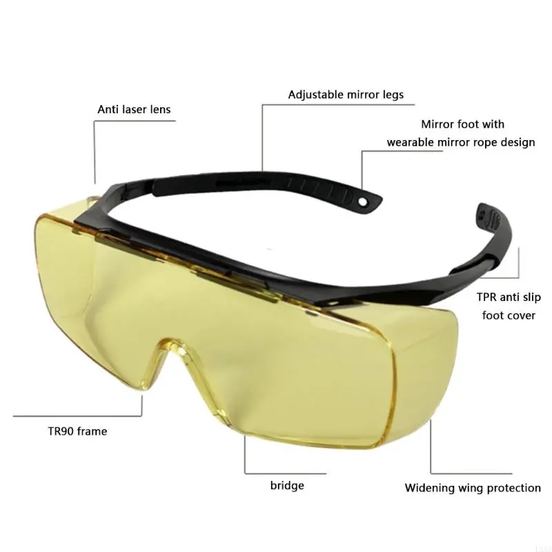 LXAA Over Glasses Goggles Light Protections Glasses Blue Light Blocking Goggles