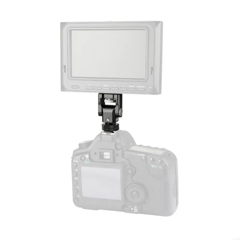 LXAA Adjustable Cold Shoe Monitor Mount Stand for Video Equipment 360 Degree Rotation