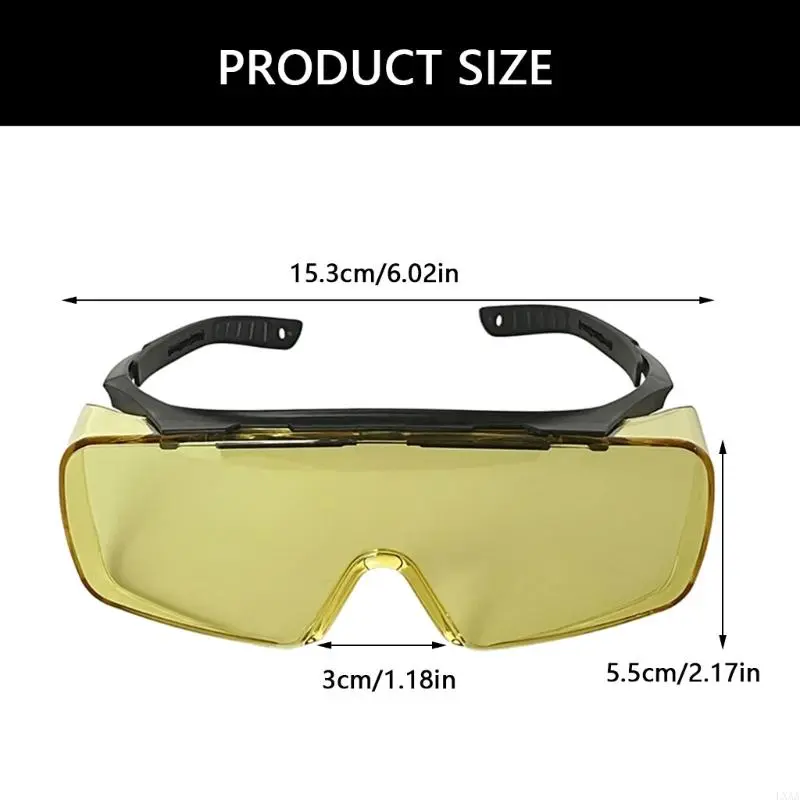LXAA Over Glasses Goggles Light Protections Glasses Blue Light Blocking Goggles
