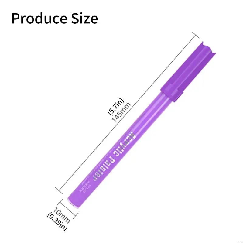LXAA Acrylic Paint Pen Water Resistant Acrylic Marker for Ceramic Fabric Glass Paper