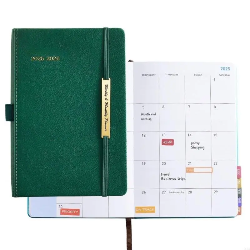 LXAA 2025-2026 Planner Journaling Notebook Weekly/Monthly Planner Schedule Notebook