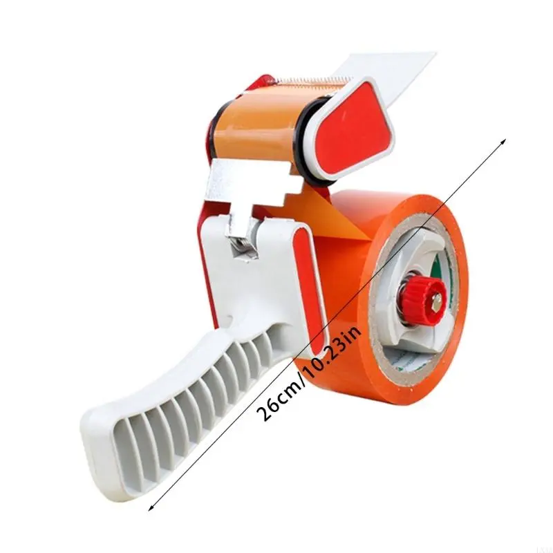 LXAA Roller Tape Dispenser Hand-Held Packing Tape Dispenser Practical Packaging Sealing Cutter Easy to Use Office Accessories
