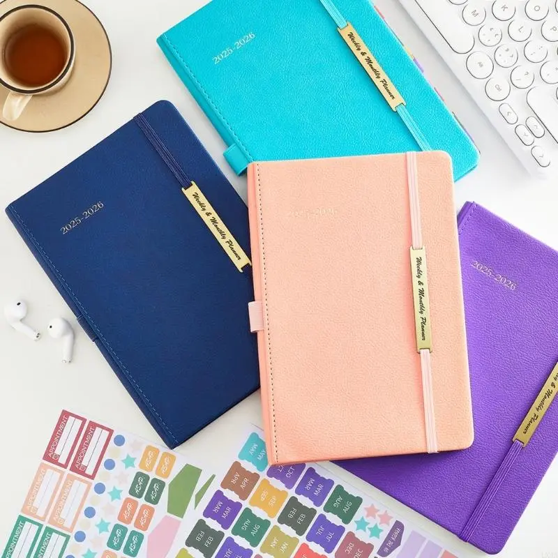LXAA 2025-2026 Planner Journaling Notebook Weekly/Monthly Planner Schedule Notebook