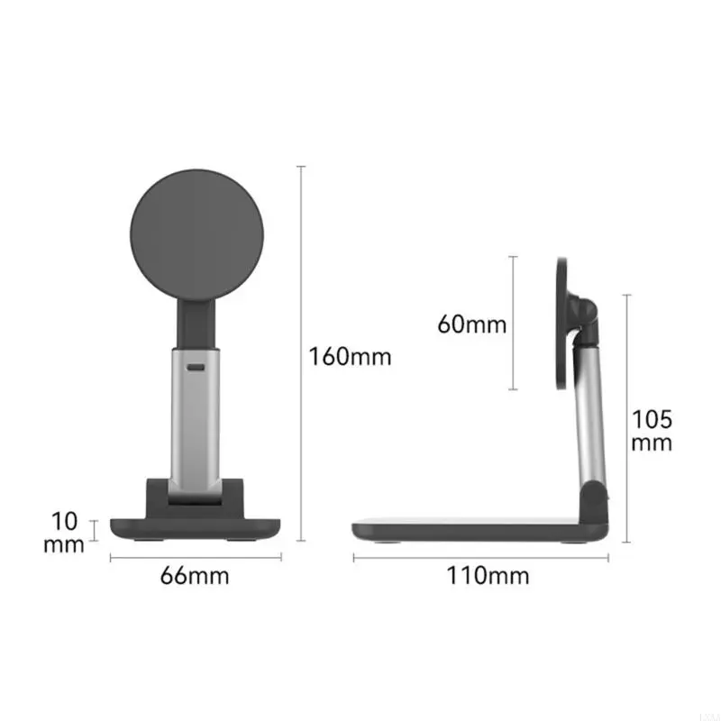 LXAA 360 Degree Rotating Phone Stand Adjustable & Foldable Phone Holder with Strong Base Upgrades for Desk
