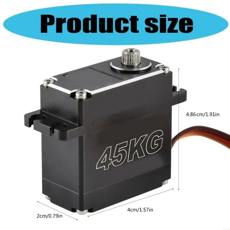 LXAA DSC45MG 45KG Coreless Motor Waterproof Servo Control for Car Truck