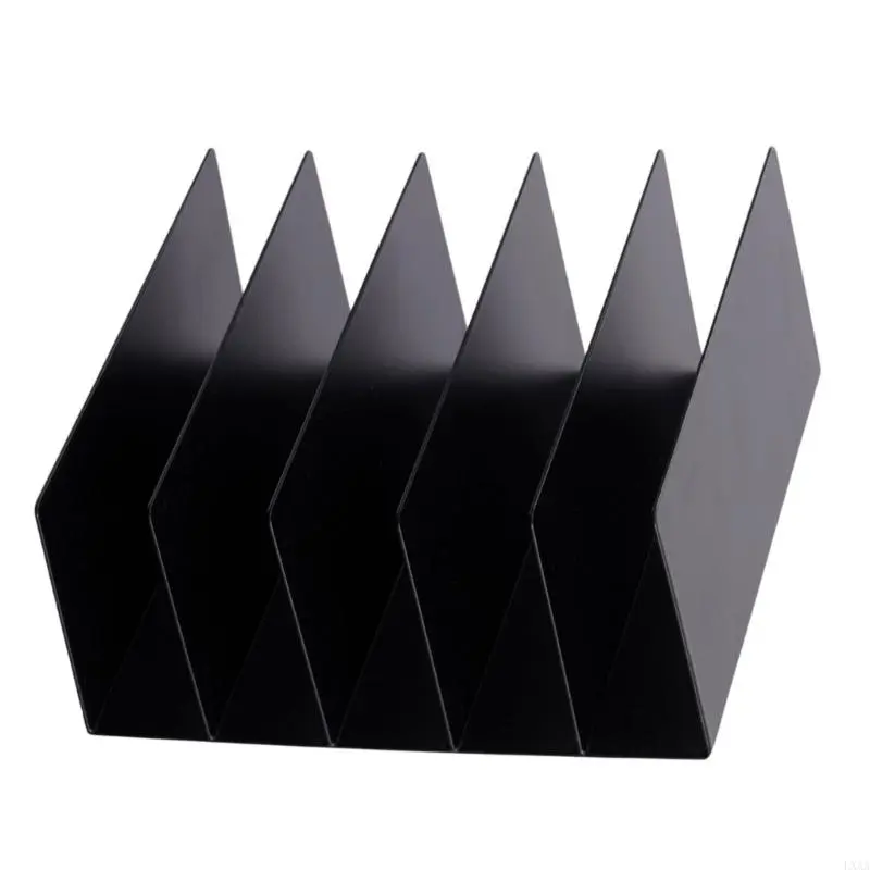 LXAA Desktop File Organizers Document Holders Office Supplies Vertical File Sorter Metal Magazine Rack Desk Accessories