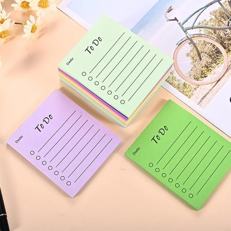 LXAA Lovely Stickier Note To-Do List Memos Pads Lined Note Pad Gift for Students