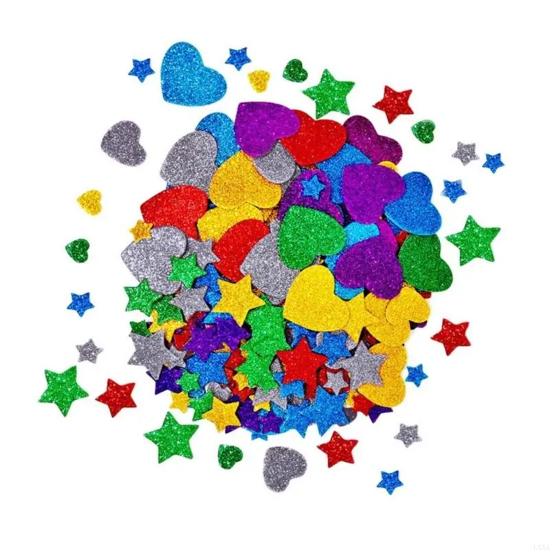 LXAA Colorful Foam Sticker for Scrapbooking Birthday Card Christmas Party Decoration