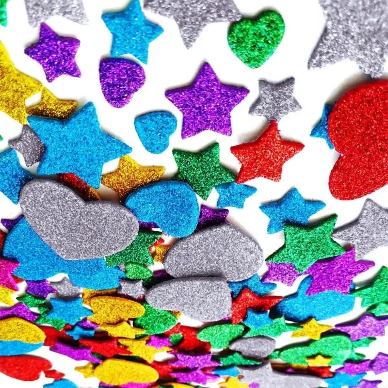 LXAA Colorful Foam Sticker for Scrapbooking Birthday Card Christmas Party Decoration