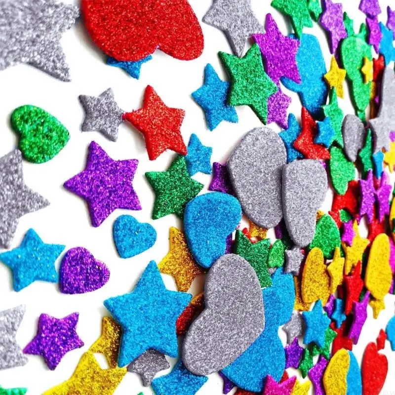 LXAA Colorful Foam Sticker for Scrapbooking Birthday Card Christmas Party Decoration