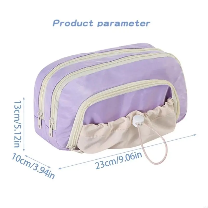 LXAA Big Capacity Pencil Pouches Multilayer Pen Bag Travel Pencil Organizers Bag